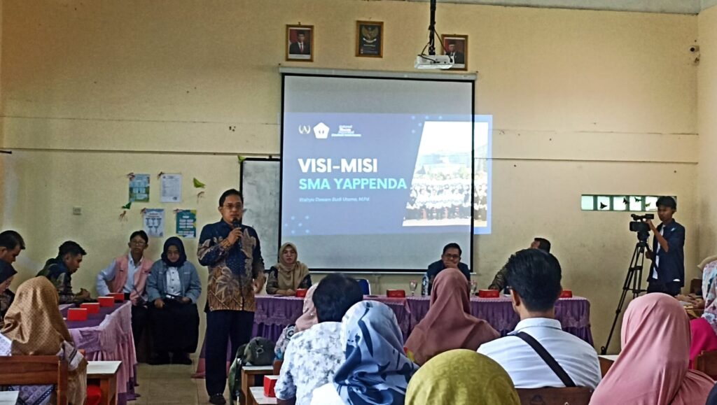 SOSIALISASI VISI, MISI, DAN PROGRAM KERJA SEKOLAH KEPADA ORANG TUA/WALI SISWA KELAS XI SMA YAPPENDA